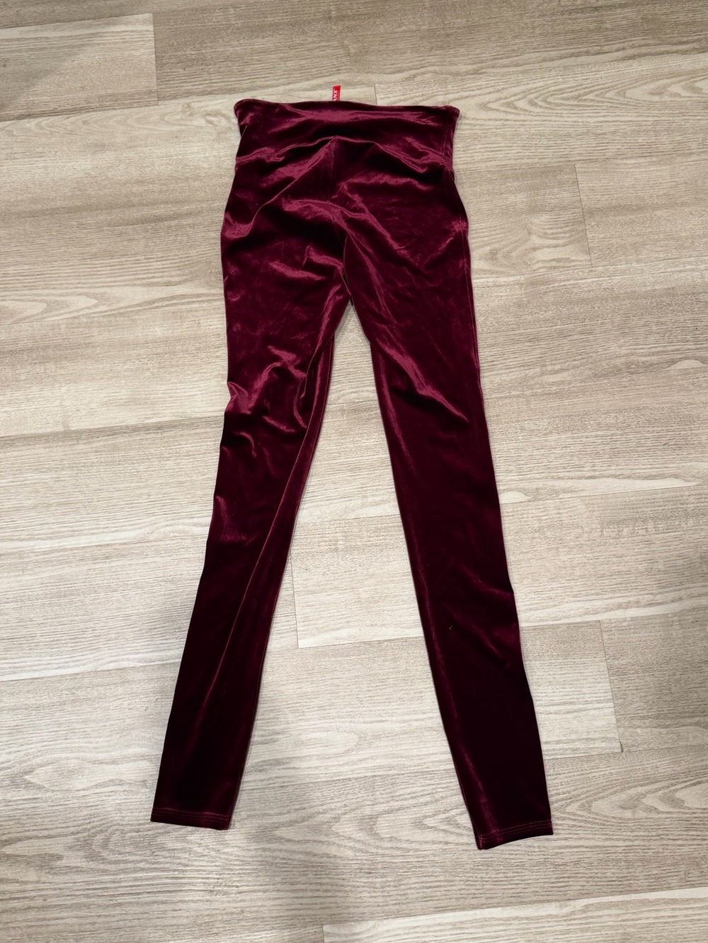 SPANX High-Waist Leggings in Deep Burgundy
